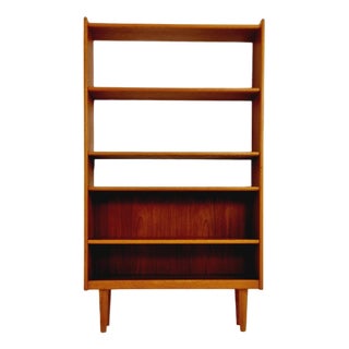 Vintage Danish Freestanding Book Case in Teak by Johannes Sorth, 1960s For Sale