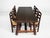 Wood Vintage Brutalist Table and Chairs by Georges Robert, 1960s, Set of 7 For Sale - Image 7 of 18