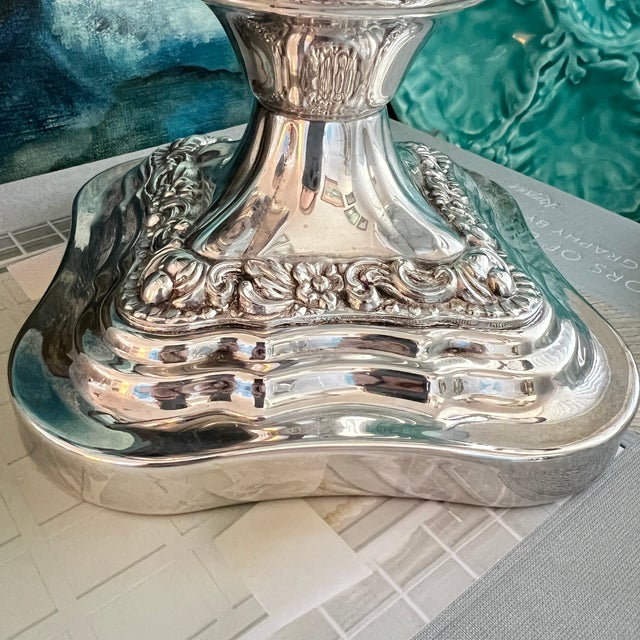Vintage Silverplate Trophy Cup Champagne Bucket by Birmingham Silver Co. For Sale In San Antonio - Image 6 of 12