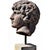 Antinoo with marble base terracotta head with marble base. Italy antinous (bitnia 130 - alexandria of egypt 150 ad)....
