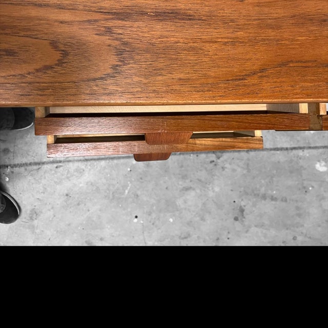 Small Freestanding Writing Desk in Teak, Denmark, 1960s For Sale - Image 13 of 17