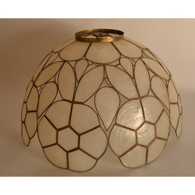 Capiz Shell Lamp Shades a Pair Chairish