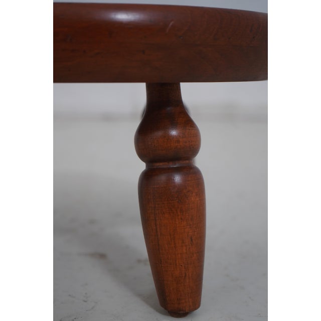 Ethan Allen 1970s Ethan Allen Pine Old Tavern Footstool For Sale - Image 4 of 8