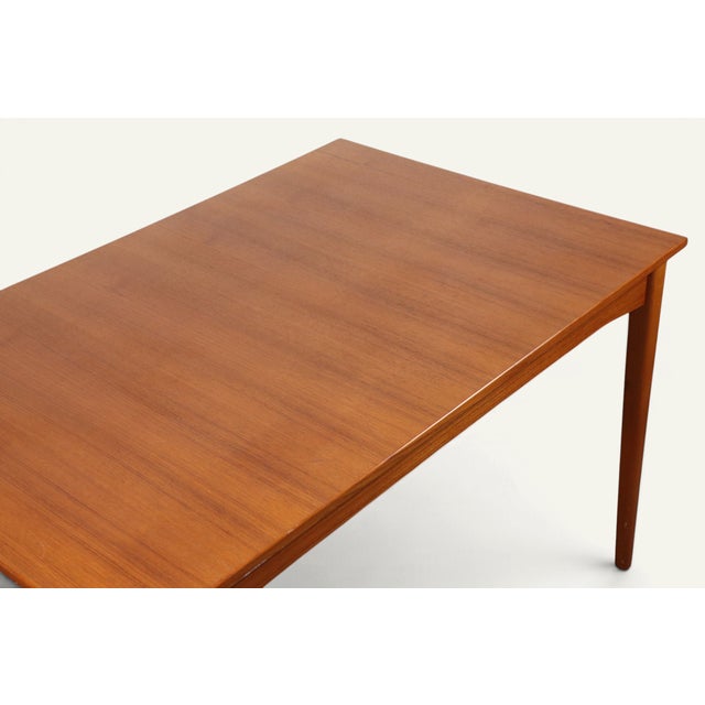Extendable Rectangular Teak Dining Table, 1960s For Sale - Image 15 of 18