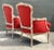 Vintage Carved Wood Upholstered Bergere Chairs - A Pair For Sale In West Palm - Image 6 of 12
