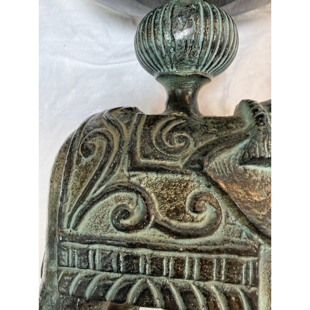 Bronze Elephant Jardinière, Vintage For Sale - Image 11 of 12