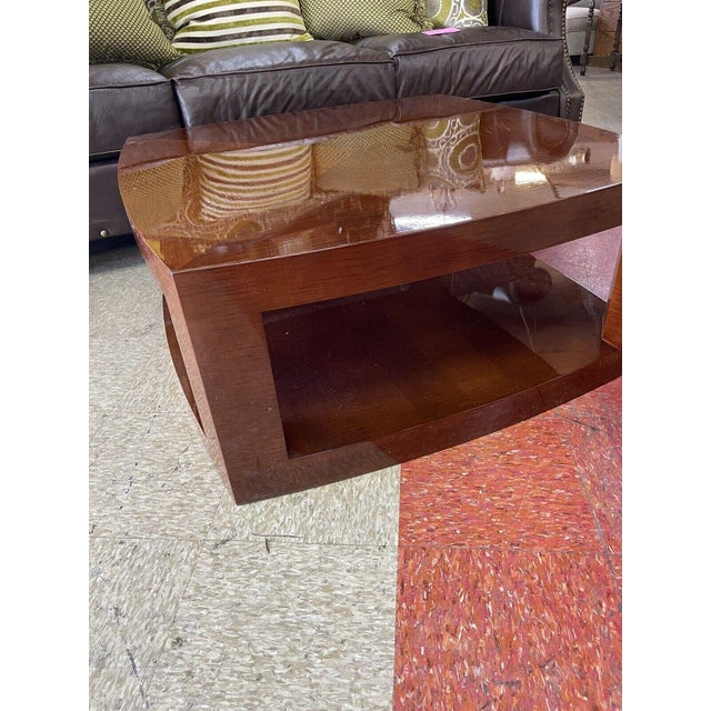 J. Robert Scott Sally Sirkin Lewis 2 Tier Ultramodern Gloss, Wood