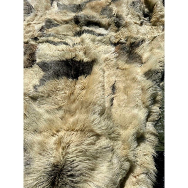 Cashmere Goat Hair Patchwork Rug, 1970s For Sale - Image 13 of 18