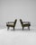 Mid-Century Modern 1960s Czech Upholstered Armchairs, a Pair For Sale - Image 3 of 18