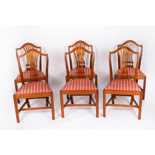 Vintage Regency Revival Oval Dining Table and Dining Chairs by William Tillman, 1990s, Set of 7 For Sale - Image 14 of 18