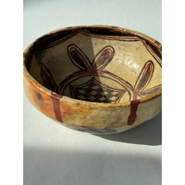 Tan Early 20th Century North African Berber Pottery Bowl For Sale - Image 8 of 11