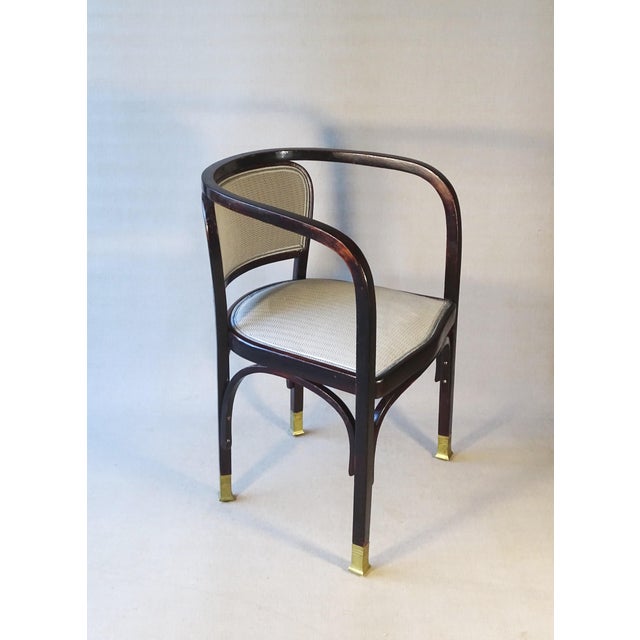 Antique Armchair by Gustav Siegel, 1905 For Sale - Image 9 of 11