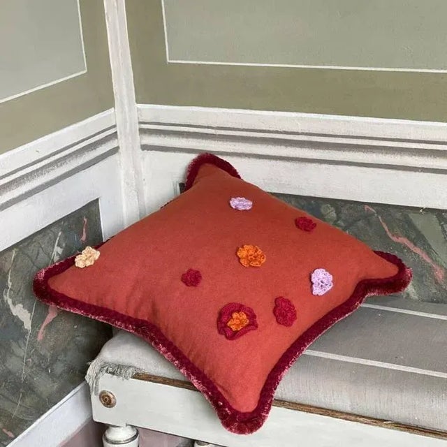 Early 21st Century Valentina Cushion Cover from Sohil Design For Sale - Image 5 of 7