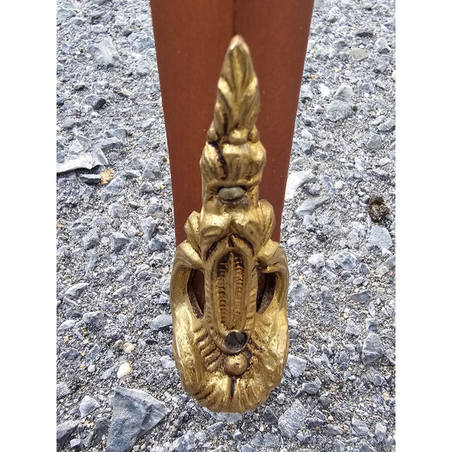 Set of 3 Binda Collection Italian Louis XV Kingwood Ormolu and Leather Inset Nesting Tables For Sale In Washington DC - Image 6 of 11