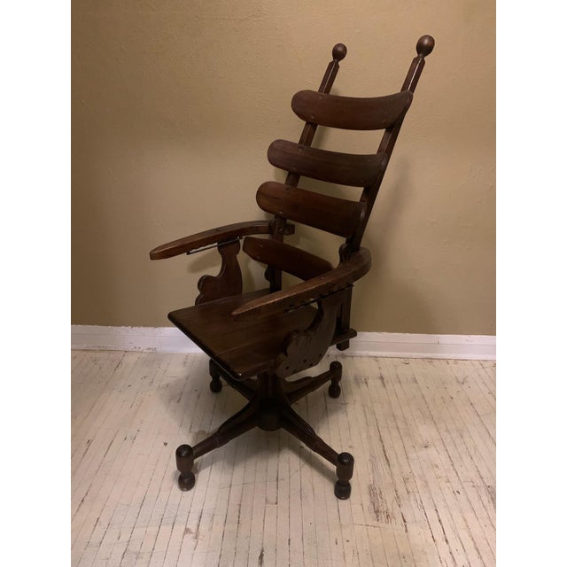 Restoration Hardware 1800s Dentist Replica Chair For Sale - Image 4 of 12
