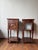 French Pair of 19th Century Mahogany Marble-Top Side Tables For Sale - Image 3 of 6