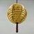 Opaline Glass and Burnished Brass Beehive Ball Pendant, Germany, 1930s For Sale - Image 4 of 18