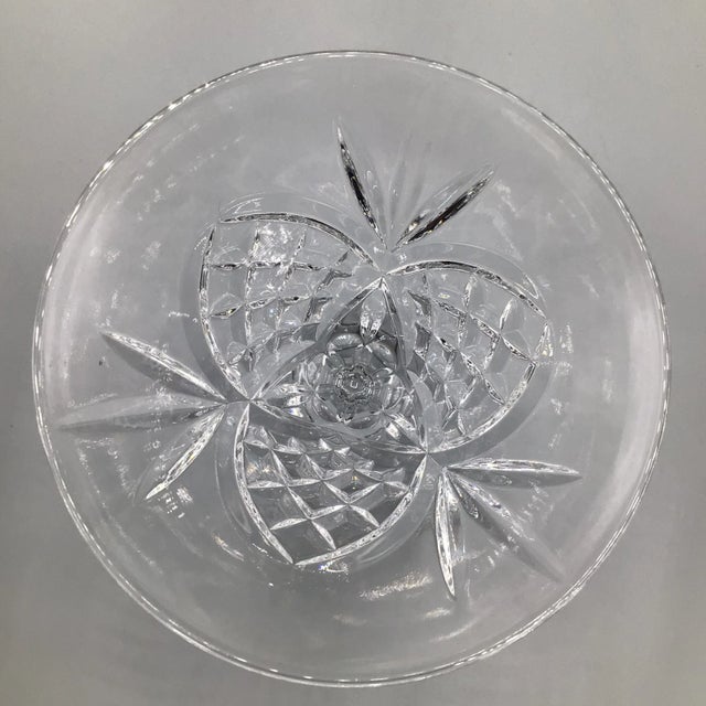 Glass Dublin Cut Crystal Martini Glass by Godinger - 1 For Sale - Image 7 of 12