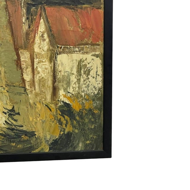 Vintage Signed Lighthouse Landscape Painting by Betty, Coastal Scene, Framed Original. For Sale - Image 9 of 10
