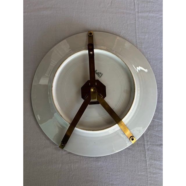 Antique Hand Painted Limoges W G Co Victorian Couple Portrait Plate Charger Mark. 9.5 inches