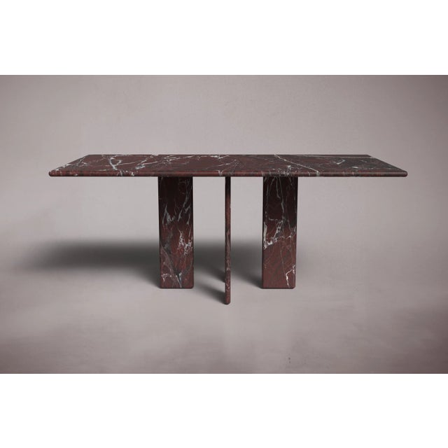 Crafted and hand-finished from Elazig Cherry Marble. Elazig Cherry can be honed and polished for a matte finish that...