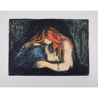 After Edvard Munch, Vampire, Lithograph For Sale