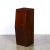 Modernist Sculptural Bookmatched Walnut Convex Faceted Minimalist Pedestal For Sale - Image 4 of 10