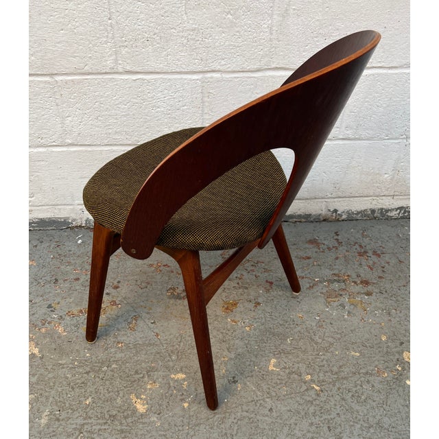 Brown Set of Four Unique Mid-Century Bentwood Dining Chairs For Sale - Image 8 of 12
