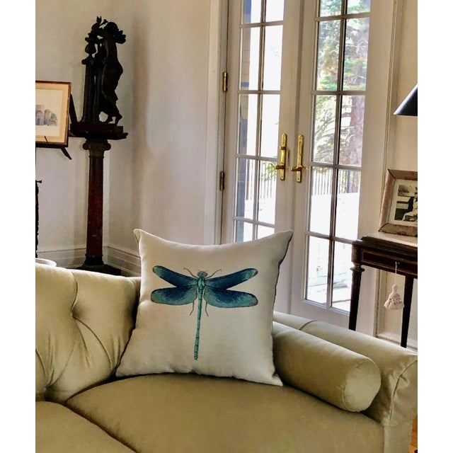 The Dragonfly Pillow: Country by Pierre D'Argent For Sale - Image 4 of 5