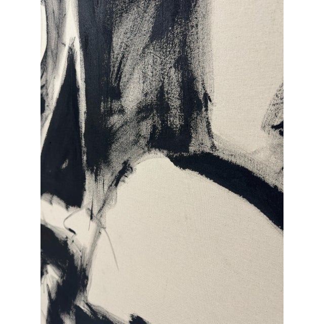 Far Away Place, Contemporary Mid Century Modern Abstract Painting by Matt Higgins For Sale - Image 4 of 7