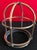 Vintage Industrial Brass Lamp with Cage and Glass Diffuser, 1950s For Sale - Image 12 of 13