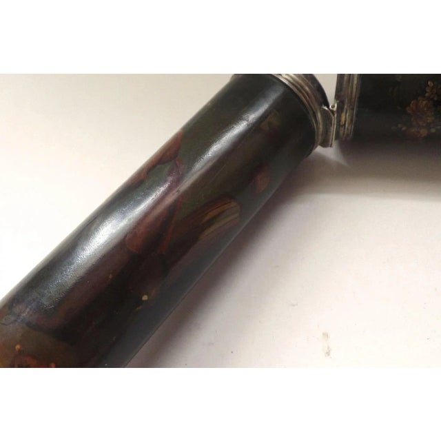 Paper French 18th Century Billet Doux Love Letter Etui Case Vernis Martin For Sale - Image 7 of 10