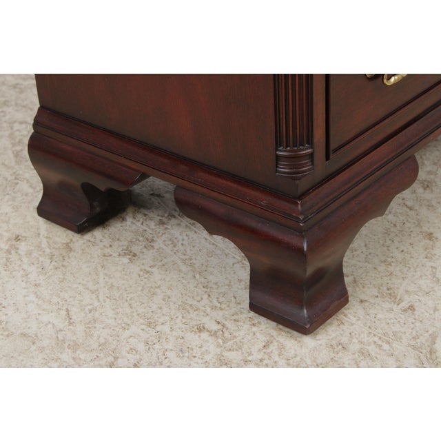 Pair of Henkel Harris Mahogany Nightstands For Sale - Image 10 of 14