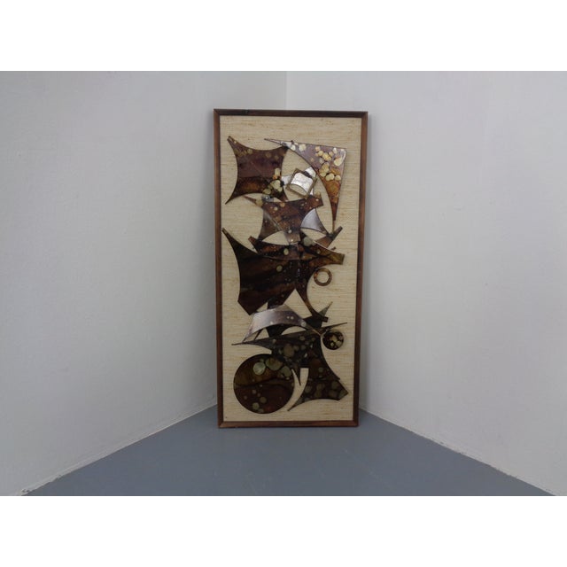 Brutalist Metal Wall Panels by Henrik Horst, Denmark, 1960s, Set of 2 For Sale - Image 15 of 18