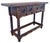 Brown 20th Century Catalan Spanish Carved Wood Console Table For Sale - Image 8 of 14