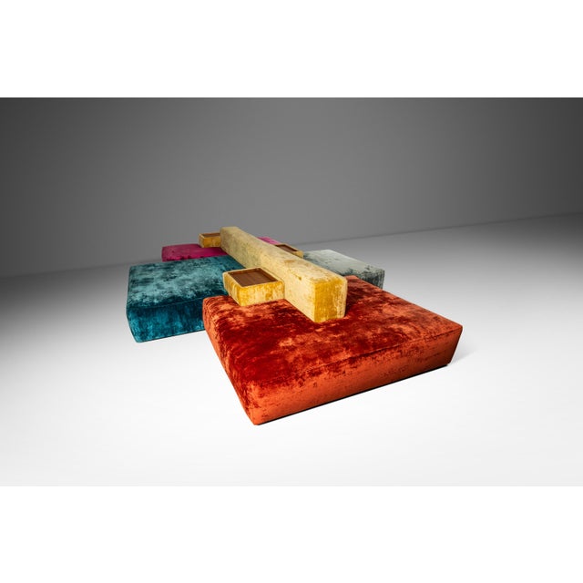 This expansive double-sided sofa by Vibieffe reimagines Mid-Century Modern style with a bold, contemporary flair from the...