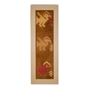 Framed Pre-Colombian Peruvian Textile