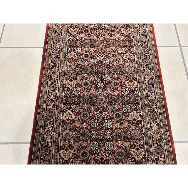 Brick Red Indo Ferahan Runner - 2'6" X 20'10" For Sale - Image 8 of 11