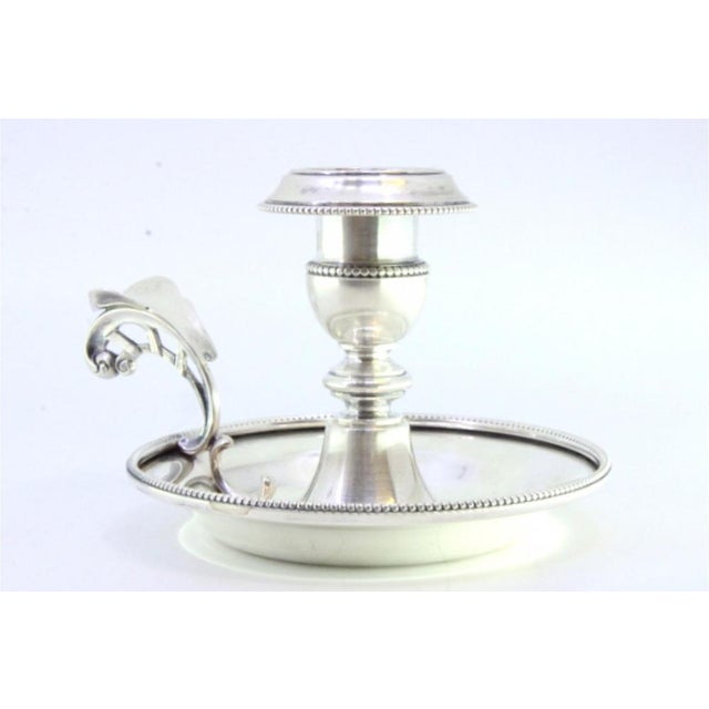 Silver Paddle with Pearly Borders Edge and Openwork Handle For Sale - Image 6 of 8