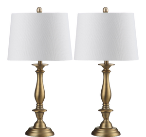 29 Inch H Candlestick Table Lamp in Gold - a Pair