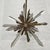 Brass & Nickel "Sunburst" Chandelier by Remains Lighting of New York For Sale - Image 15 of 18