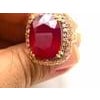 Bochic "Orient" Vintage Ruby, Diamond & Pink Sapphire Ring Set 18K Gold & Silver For Sale - Image 16 of 18