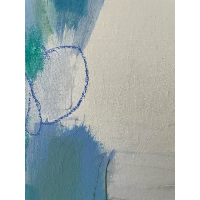 Abstract Contemporary Abstract Acrylic on Canvas Painting "Tagesanbruch" by Andreas Durrer For Sale - Image 3 of 6