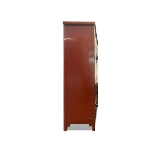 1970s 1970s Shanxi Hand Painted Tall Cabinet For Sale - Image 5 of 6