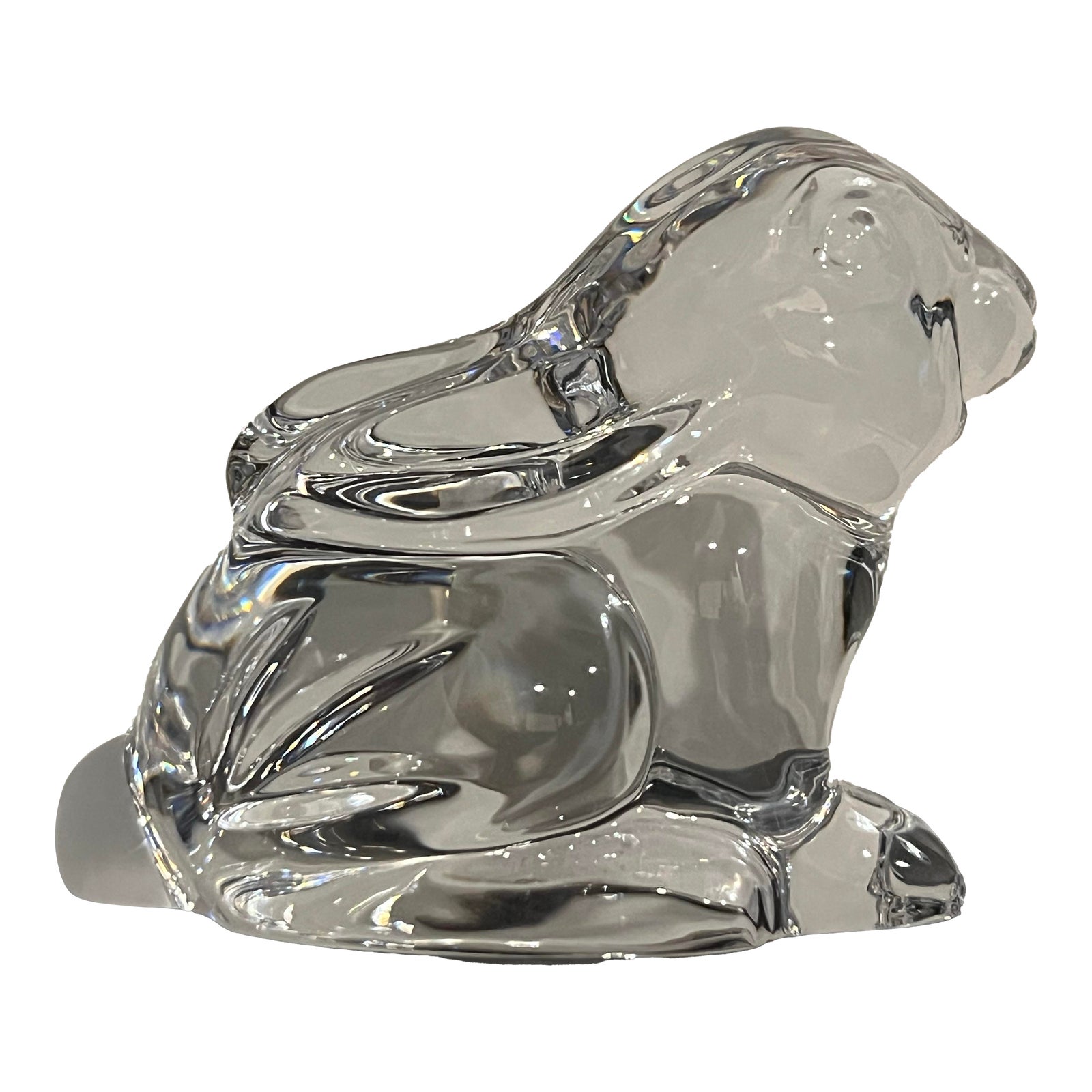 Waterford Bunny Rabbit Paperweight Figure | Chairish