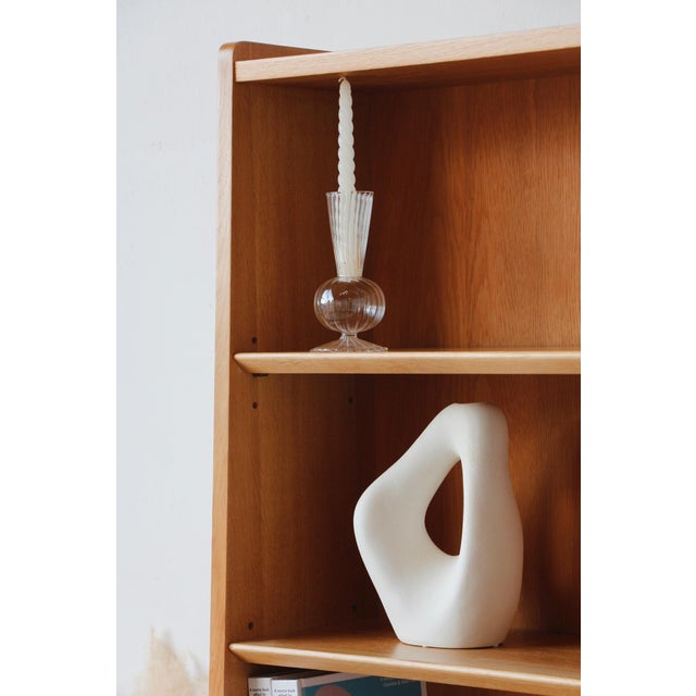 Vintage Scandinavian Oak Bookcase, 1960s For Sale - Image 8 of 18