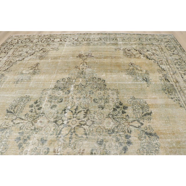 Antique Persian Mahal Rug 09'06 X 12'04 For Sale - Image 14 of 17