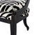Mid-Century Ebonized Vintage Spoon Chair Upholstered in Schumacher Fabric For Sale - Image 9 of 10