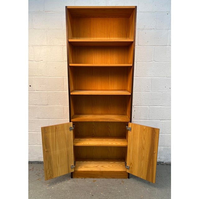 Mid-Century Modern Style Bookcase W/ Storage For Sale In New York - Image 6 of 7