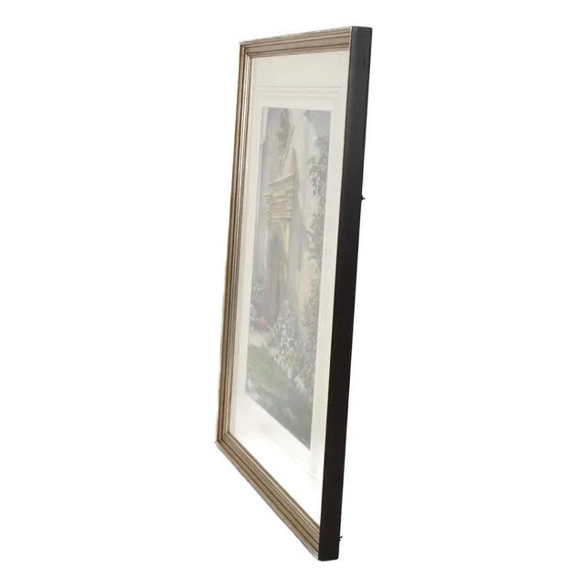 Realism Late 20th Century Framed Print of William Mangum's "Carmel Mission" For Sale - Image 3 of 12